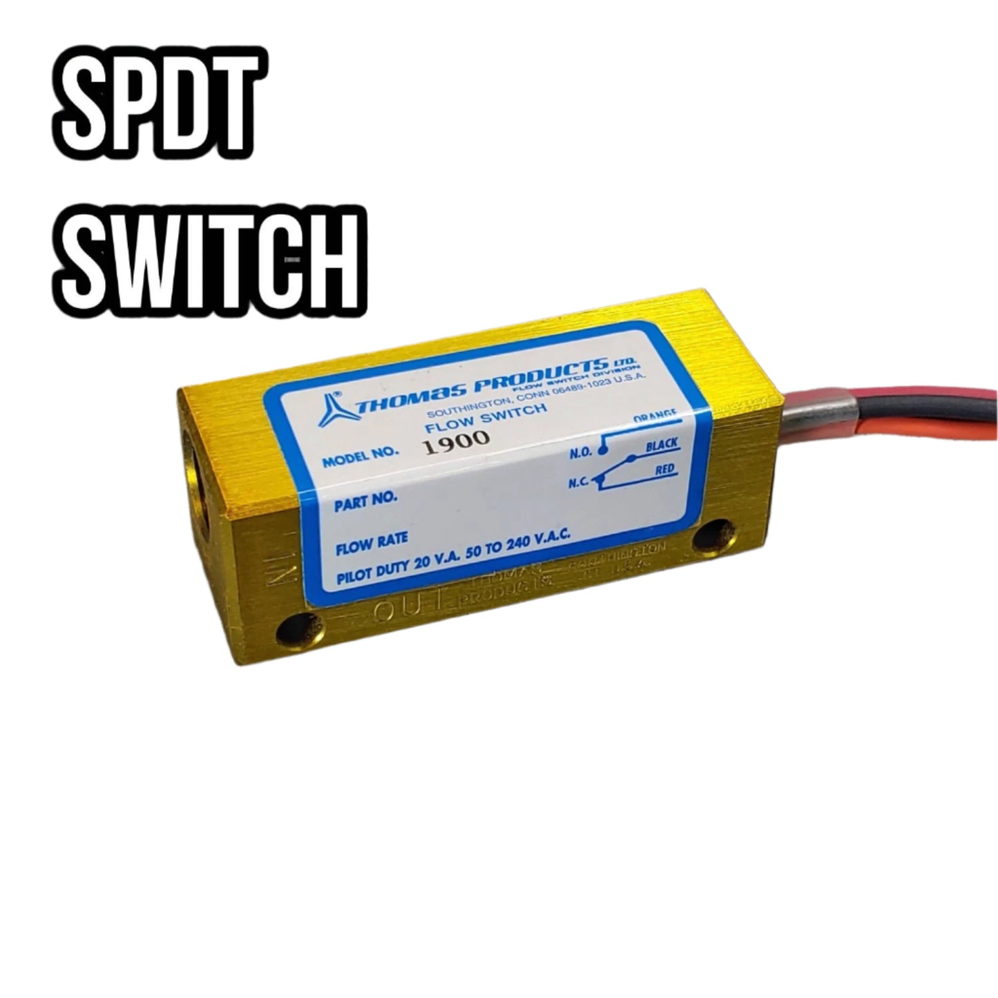 SPDT front view