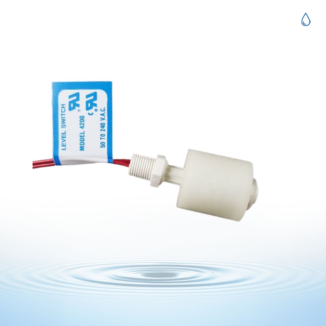4200 Series Liquid Level Switch Polypropylene 1/8" NPT SPST for Water Oil Diesel Fuel Tanks