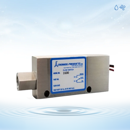 1600 Series Liquid or Gas Piston Flow Switch - SST (Stainless Steel)